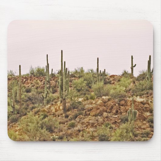 Landschap Arizona cactus Muismat (Voorkant)