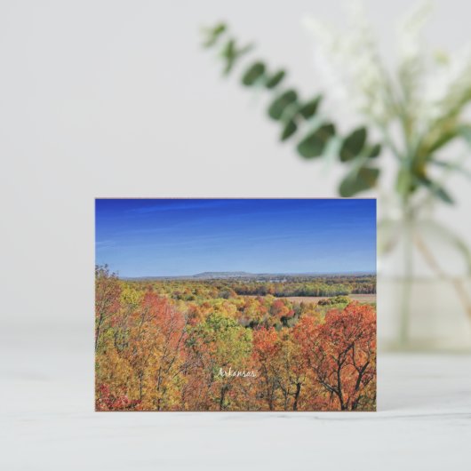 Landschap Arkansas in de herfst Briefkaart (Staand voorkant)