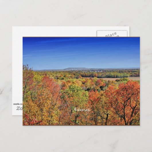 Landschap Arkansas in de herfst Briefkaart (Voorkant / Achterkant)
