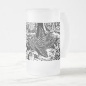 Landschap Art Beer Glass Stanley Park Eco-Art Mokk Matglas Bierpul (Voorkant rechts)