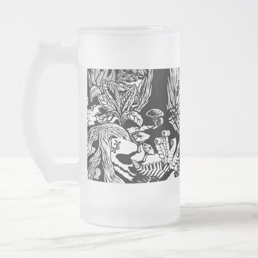 Landschap Art Beer Glass Stanley Park Eco-Art Mokk Matglas Bierpul (Links)