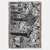 Landschap Art Blanket Forest Throw Blanket Giften Deken (Voorkant Verticaal)