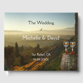 Landschap Art Winery Wine Theme Weddenschap Boek (Voorkant)