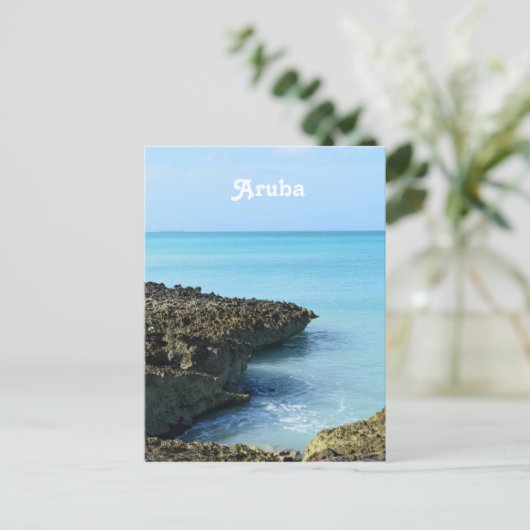 Landschap Aruba Briefkaart (Staand voorkant)