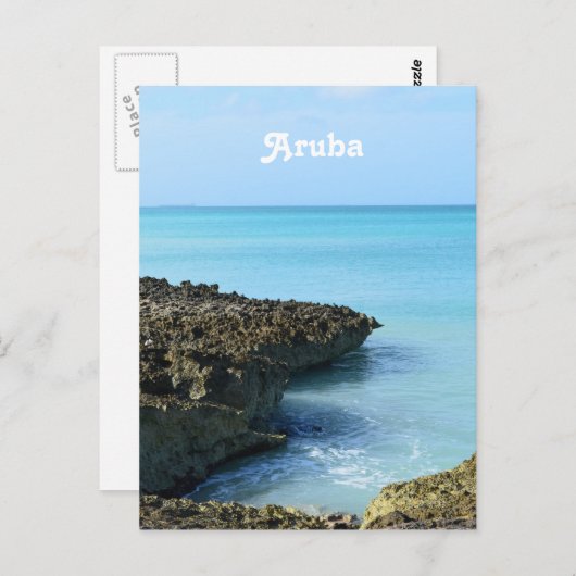 Landschap Aruba Briefkaart (Voorkant / Achterkant)