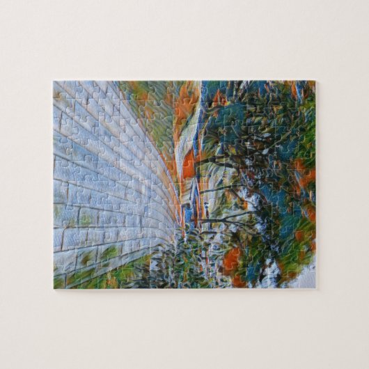 Landschap Asia Taiwan Dahu Park Legpuzzel (Horizontaal)