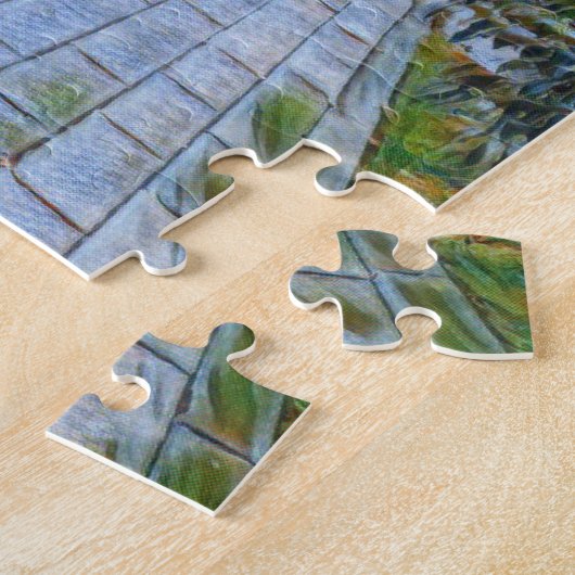 Landschap Asia Taiwan Dahu Park Legpuzzel (Zijkant)