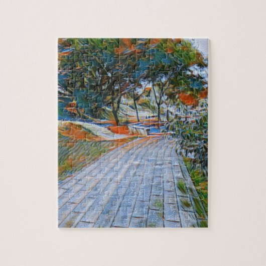 Landschap Asia Taiwan Dahu Park Legpuzzel (Verticaal)