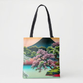 Landschap Asian Cherry Blossom Tote Bag (Voorkant)