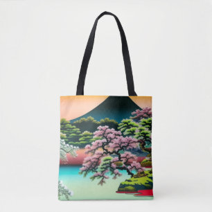 Landschap Asian Cherry Blossom Tote Bag