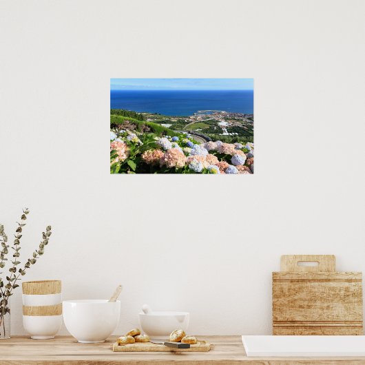 Landschap Azoren Poster (Keuken)