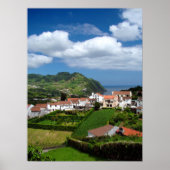 Landschap Azoren Poster (Voorkant)