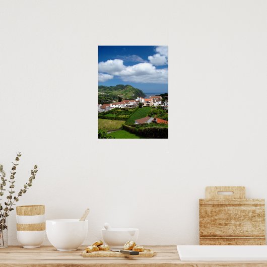 Landschap Azoren Poster (Keuken)
