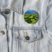 Landschap Azoren Ronde Button 5,7 Cm (In situ)