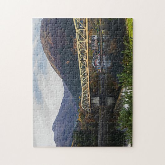Landschap Ballachulish Bridge GlenCoe Scotland Legpuzzel (Verticaal)