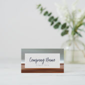 Landschap Beach Background Business Card-sjabloon Visitekaartje (Staand voorkant)