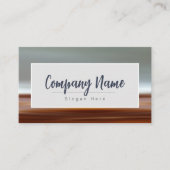 Landschap Beach Background Business Card-sjabloon Visitekaartje (Voorkant)
