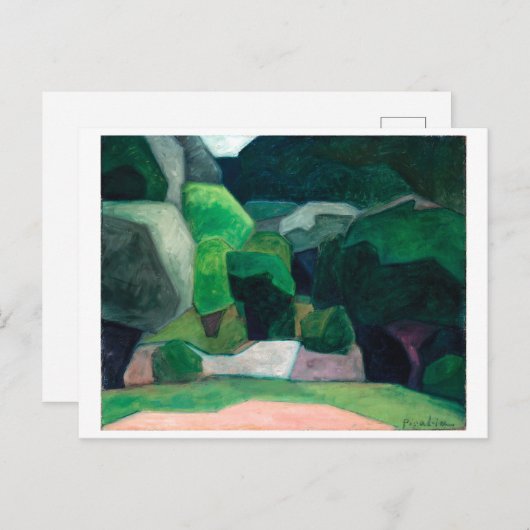 Landschap bij Cassis | Francis Picabia | Briefkaart (Voorkant / Achterkant)