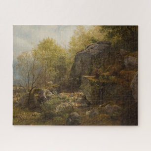 Landschap bij Conway, Noord-Wales (door A.H. Wyant Legpuzzel