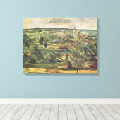 Landschap bij Jas-de-Bouffan - Paul Cezanne Canvas Afdruk (Insitu (Houten vloer))
