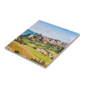 Landschap bij Orvieto Tegeltje (Zijkant)