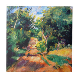 Landschap bij Varengeville van Renoir Tegeltje