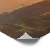 Landschap bij zonsondergang (1860-70) Frederic Edw Poster (Hoek)