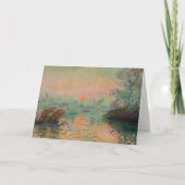 Landschap bij zonsondergang | Tadeusz Makowski Kaart (Voorkant)