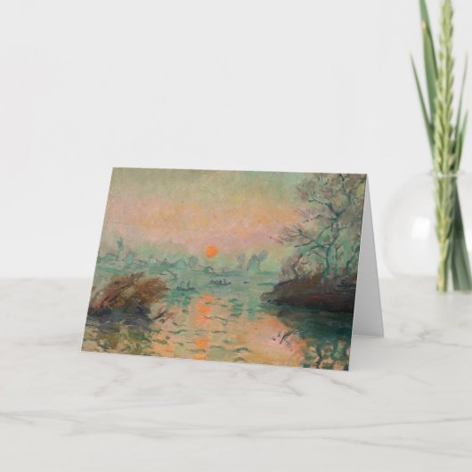 Landschap bij zonsondergang | Tadeusz Makowski Kaart (Voorkant)