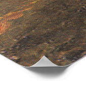 Landschap bij zonsondergang | Zonsondergang Landsc Poster (Hoek)