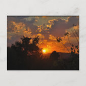 Landschap bij zonsopgang briefkaart (Voorkant)