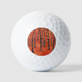 Landschap Birch Forest Golfballen (Voorkant)