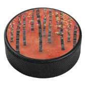 Landschap Birch Forest Hockey Puck (3/4)
