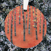 Landschap Birch Forest Ornament