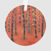 Landschap Birch Forest Ornament (achterkant)