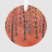 Landschap Birch Forest Ornament (voorkant)