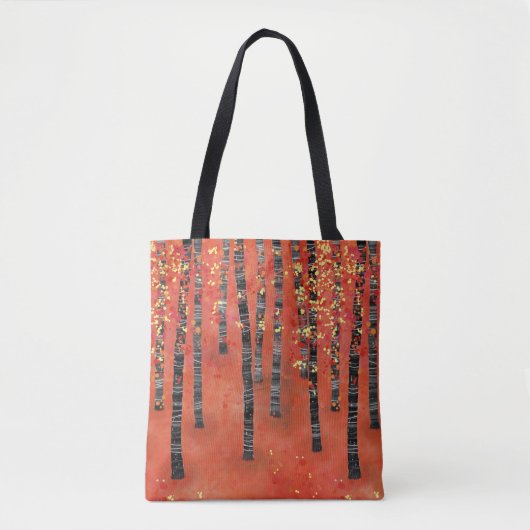 Landschap Birch Forest Tote Bag (Voorkant)