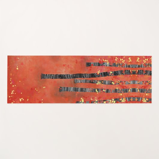 Landschap Birch Forest Yogamat (Voorkant (horizontaal))