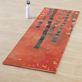 Landschap Birch Forest Yogamat