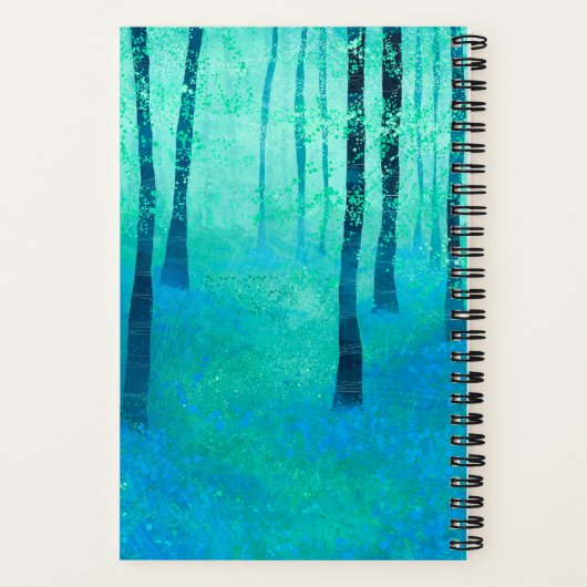 Landschap Blauwbos Notitieboek (Achterkant)