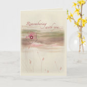 Landschap Bloem Sympathie Kaart (Gele Bloem)