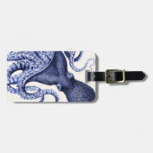 Landschap Blue Octopus Bagagelabel (Voorkant horizontaal)