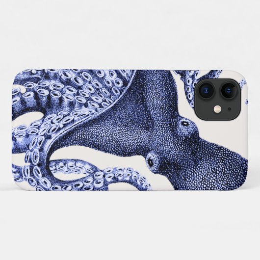 Landschap Blue Octopus Case-Mate iPhone Case (Achterkant (horizontaal))