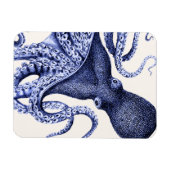 Landschap Blue Octopus Magneet (Horizontaal)