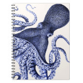 Landschap Blue Octopus Notitieboek (Voorkant)