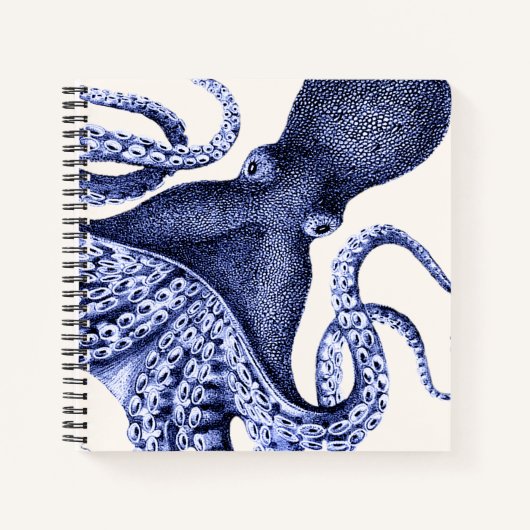 Landschap Blue Octopus Notitieboek (Voorkant)
