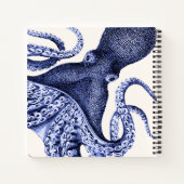 Landschap Blue Octopus Notitieboek (Achterkant)