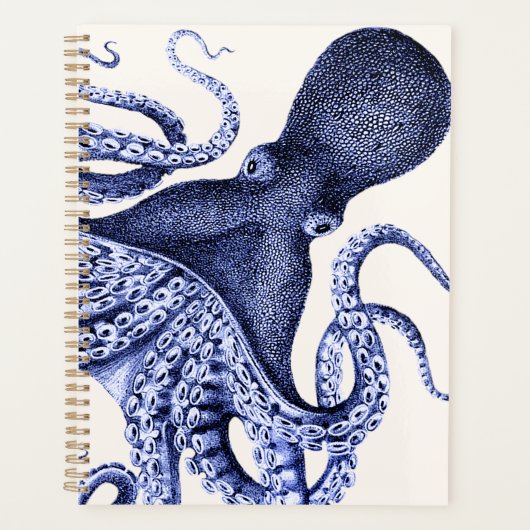 Landschap Blue Octopus Planner (Voorkant)