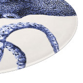 Landschap Blue Octopus Snijplank (Hoek)