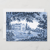 Landschap Blue Victoriaans startpunt Kaart (Voorkant)